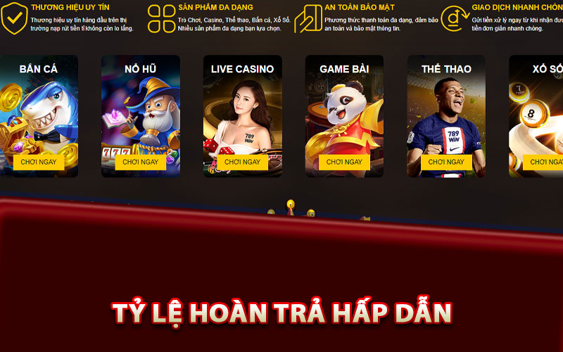 789win Club - Truy Cập Trang Chủ Nhận Quà Tặng Bất Ngờ 7 Tỷ lệ hoàn trả hấp dẫn
