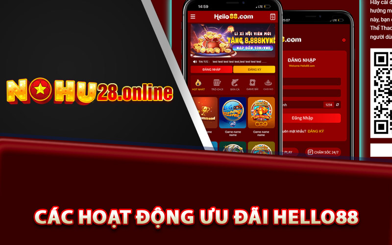 Thể Thao Hello88 - Cập Nhật Tỷ Lệ Cược Hấp Dẫn Nhất 8 Các hoạt động ưu đãi Hello88 đặc biệt nhất